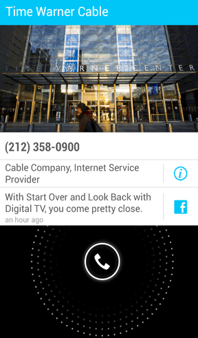 Callerid recognition for an unknown call