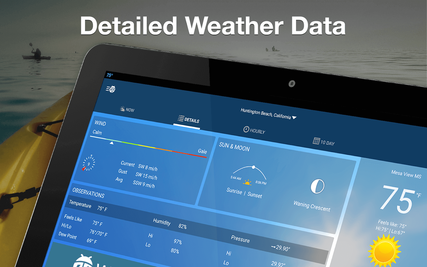 WeatherBug, the free weather app that brings sunshine in my life… or at